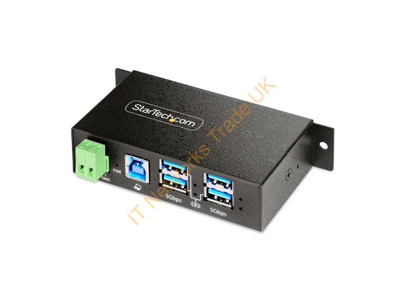 5G4AINDRM-USB-A-HUB - Startech.Com 5G4Aindrm-Usb-A-Hub Interface Hub Usb 3.2 Gen 1 (3.1 Gen 1) Type-B 5000 Mbit/S Black