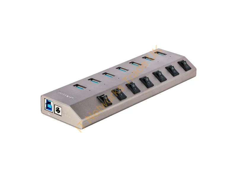 5G7AIBS-USB-HUB-NA - Startech.Com 5G7Aibs-Usb-Hub-Na Interface Hub Usb 3.2 Gen 1 (3.1 Gen 1) Type-B 5000 Mbit/S Gray