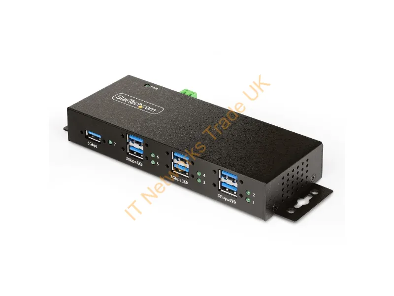 5G7AINDRM-USB-A-HUB - Startech.Com 5G7Aindrm-Usb-A-Hub Interface Hub Usb 3.2 Gen 1 (3.1 Gen 1) Type-B 5000 Mbit/S Black