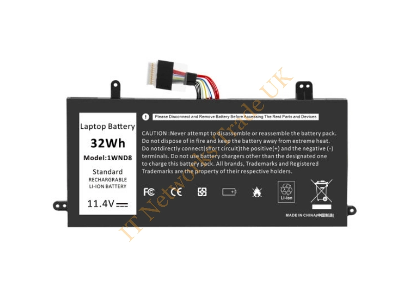 5JT8G Dell 3-Cell 31.5Wh 11.4V Li-Ion Battery for Latitude 5285 Laptop Battery