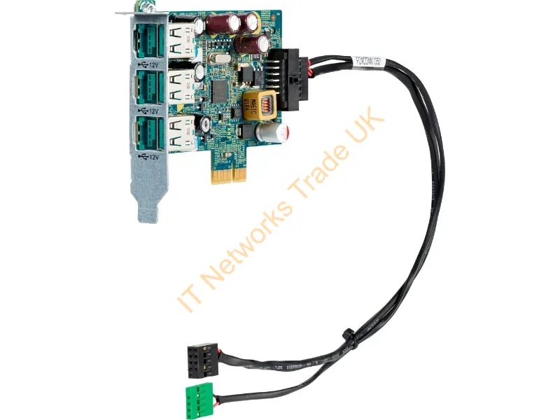 5KM97AA - Hp Engage Flex Pro 12V Pusb Standard Card Black, Green