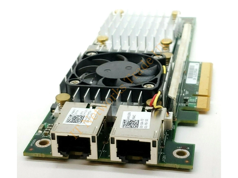 5MV09 Dell 57810S 10GBE Base-T Dual Port PCI-Express 2.0 X8 5.0 GT/s Converged Network Adapter with High Profile Bracket
