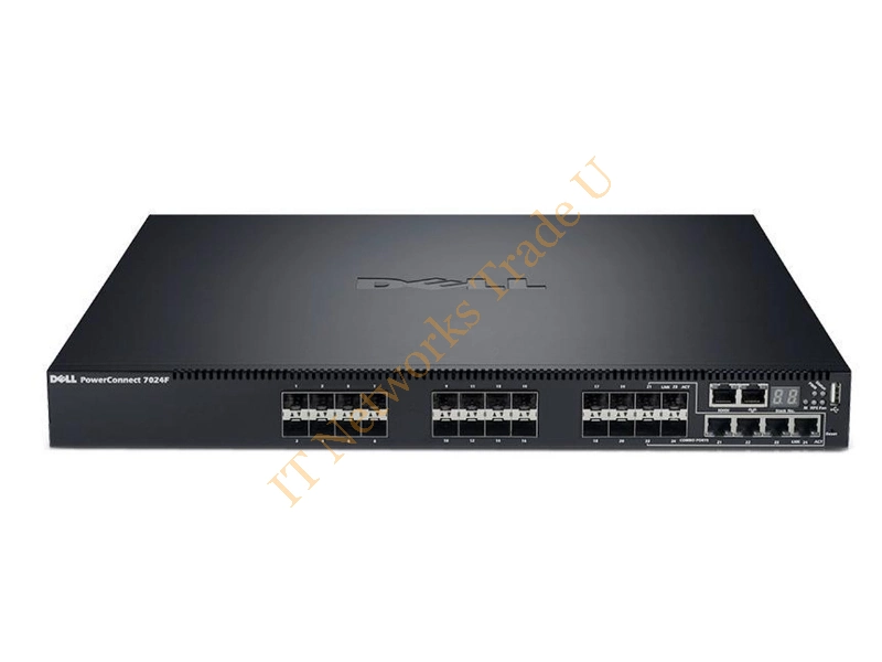 5N0MT Dell PowerConnect 7024F 24-Port 1000Base-T Gigabit Ethernet Managed Network Switch
