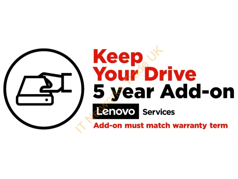 5PS0K18170 - Lenovo 5Y Keep Your Drive 1 license(s) 5 year(s)