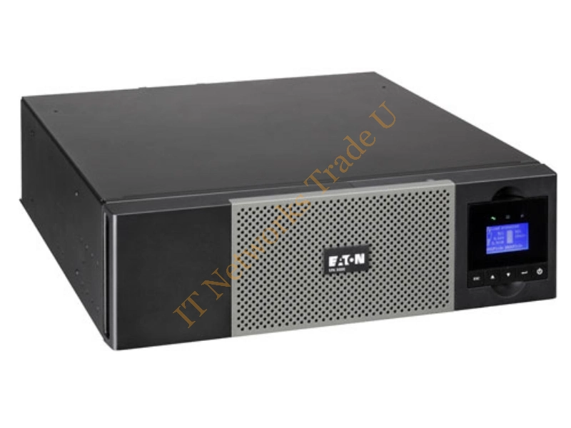 5PX3000IRT3U - Eaton 5PX 3000VA (3U) 3000VA 9AC outlet(s) Rackmount Black uninterruptible power supply (UPS)