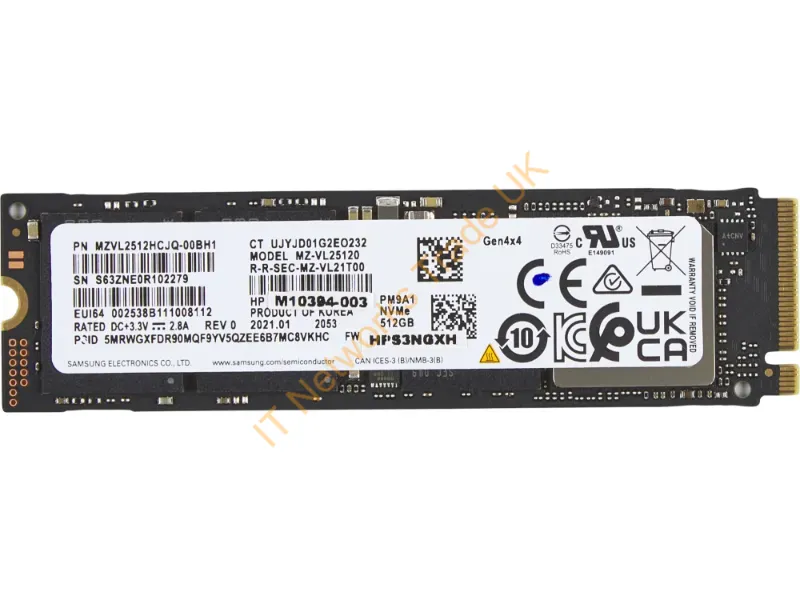 5R8X9UT#ABA - Hp 512Gb Pcie-4X4 Nvme M.2 Ssd