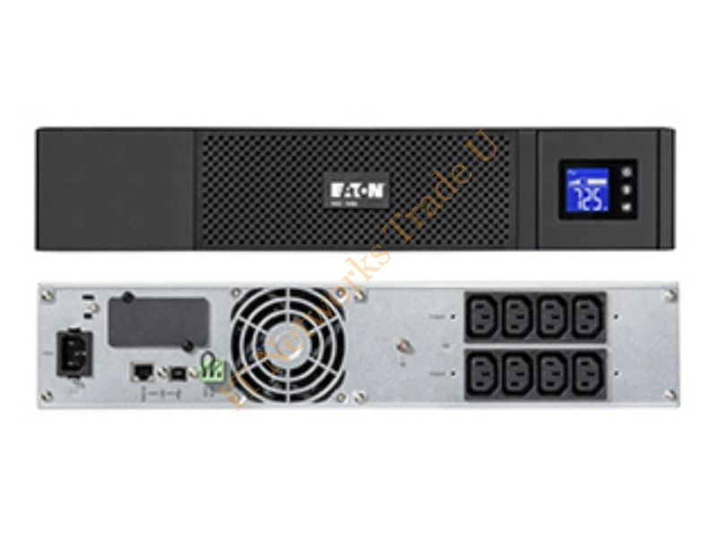 5SC1000IR_+5-TDLE - Eaton 5SC1000IR + 5Y Exclusive TD Part Line-Interactive 1000VA 8AC outlet(s) Rackmount Black uninterruptible power supply (UPS)