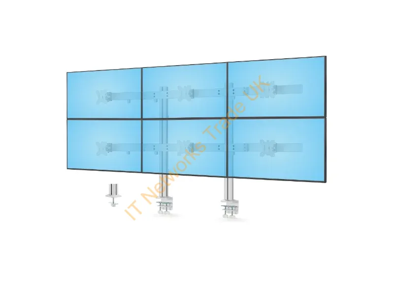 6-MONITOR-ARM-A - Startech.Com 6-Monitor-Arm-A Monitor Mount / Stand 32" Desk White