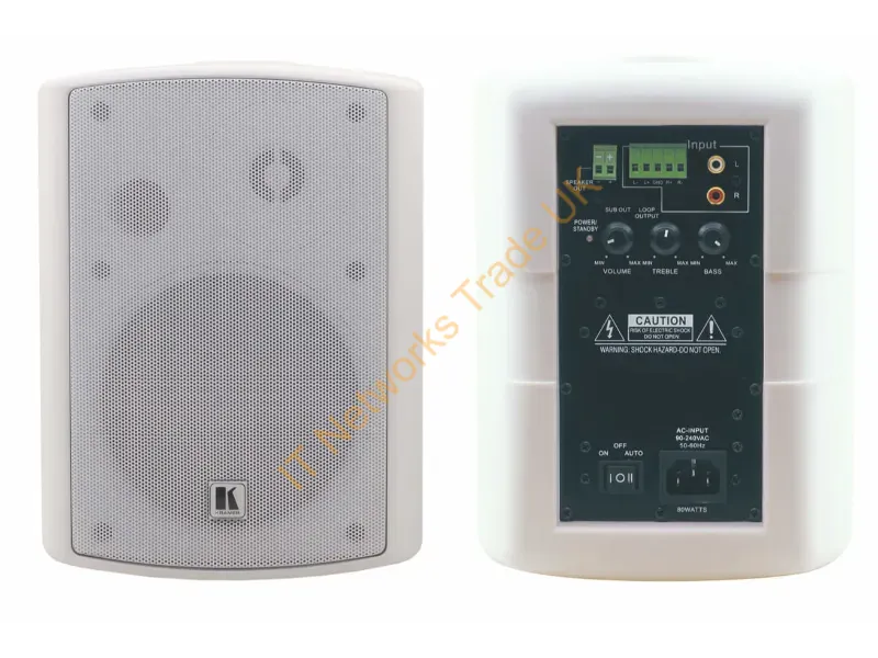 60-00009010 - Kramer Electronics Tavor-5-O(Pair)/White/Us Speaker Set 60 W Universal 2-Way