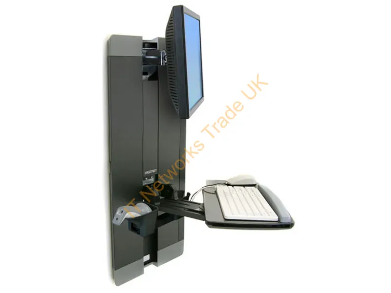 60-609-195 - Ergotron Styleview Vertical Lift, Patient Room 24" Black