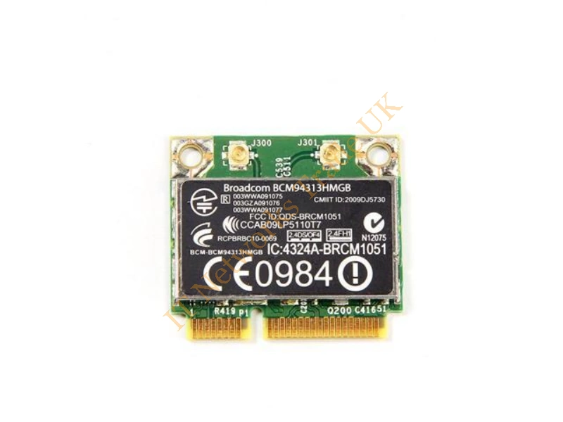600370-001 HP Broadcom BCM4313 Mini PCIe 802.11n Bluetooth Networking Accessory