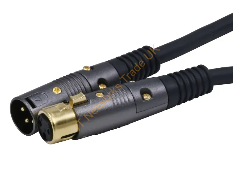 601340 - Monoprice 601340 Audio Cable 1800" (45.7 M) Xlr (3-Pin) Black