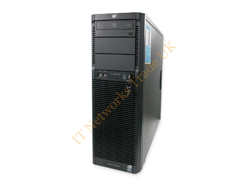 601567-005 HP ProLiant Ml330 G6 S-Buy- 1x Xeon Quad Core E5620/2.40GHz 4GB Ram 2x250GB HDD Dvd Rom 2x Gigabit Ethernet 5u Tower Server Server System