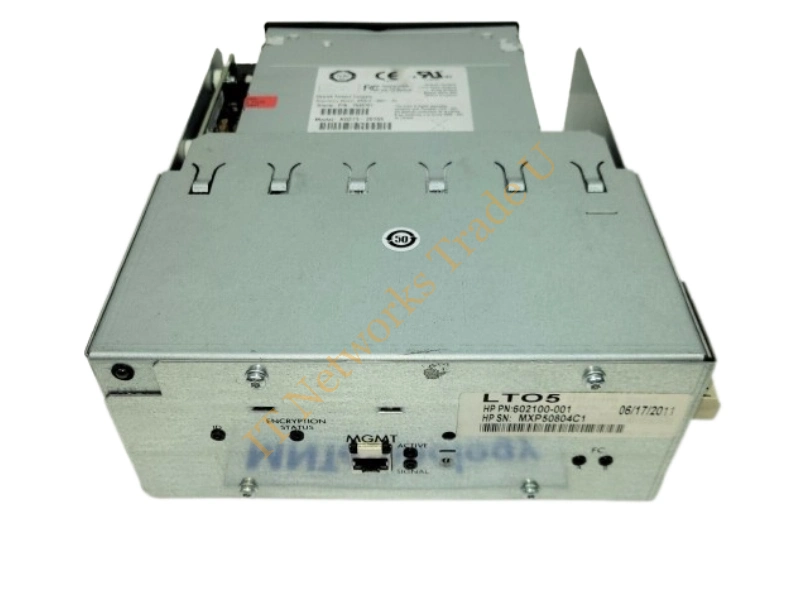 602100-001 HP 1.5TB / 3TB EML LTO-5 Ultrium 3280 FC Tape Library Drive Module Tape Drive Storage
