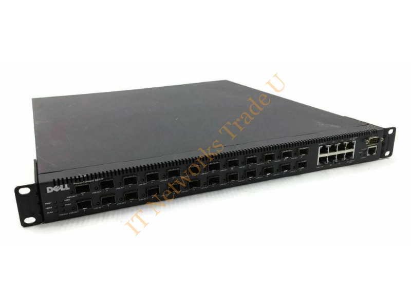 6024F Dell PowerConnect 6024F 24-Port SFP with 8-Port Layer 3 Managed Gigabit Ethernet Network Switch