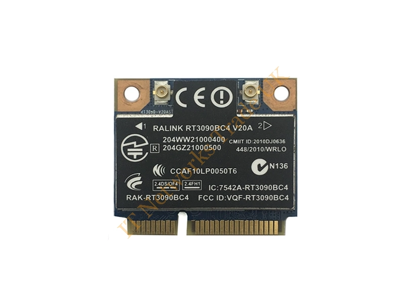 602639-001 HP Realink RT3090BC4 802.11B/ G/ n Wi-Fi and Bluetooth 2.1+EDR Combo Adapter Wireless LAN Card