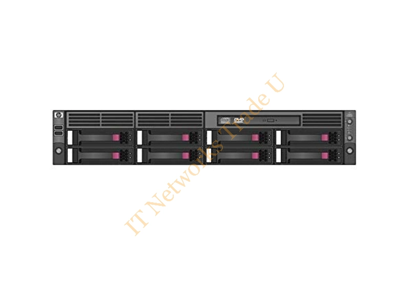 605666-005 HP ProLiant DL180 G6- 1x Intel -Xeon Quad Core E5506/2.13 GHz 4GB DDR3 SDRAM DVD-RW 2x Gigabit Ethernet 2u Rack Server Server System