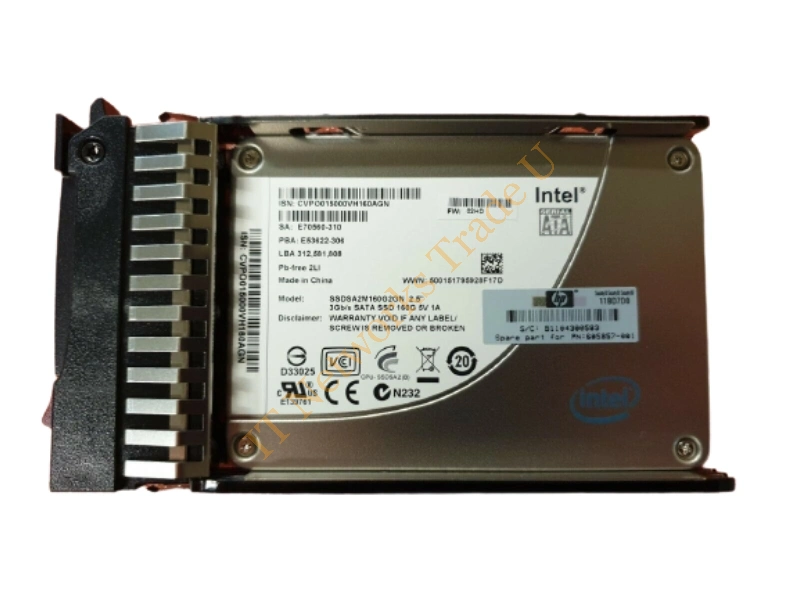 606193-001 HP 160GB Multi-Level Cell SATA 3Gb/s 3.5-inch Solid State Drive SSD Storage