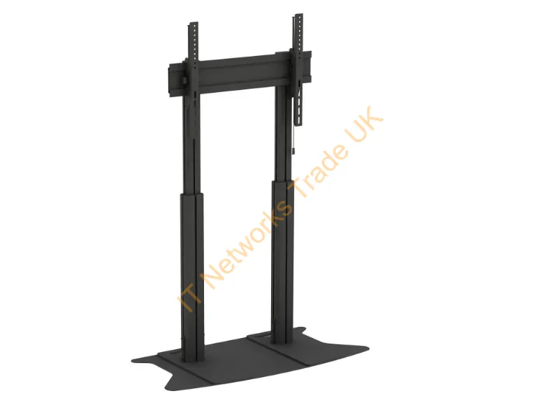 6072 - Multibrackets M Motorized Display Stand Dual Pillar Floorbase Black