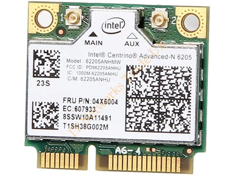 60Y3253 IBM Lenovo Advanced-N 6205 Wi-Fi Card for ThinkPad X1 Wireless LAN Card