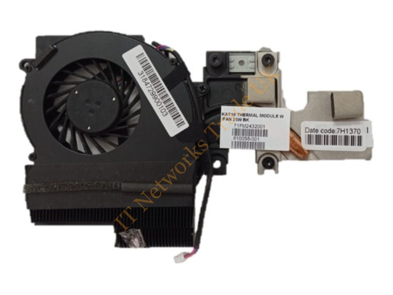 610056-001 HP 25w Heatsink/Fan Assembly for Elitebook 2540p Laptop Pc Fans And Heatsink Combo