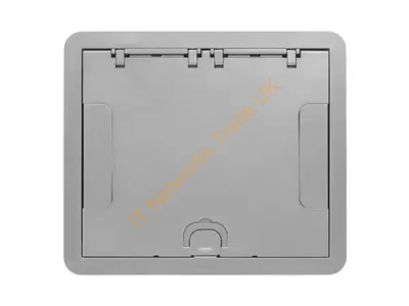 610GCCVRALU - Hubbell Premise Wiring 6/10G Carpet Cvr, Flush, Aluminum Powder