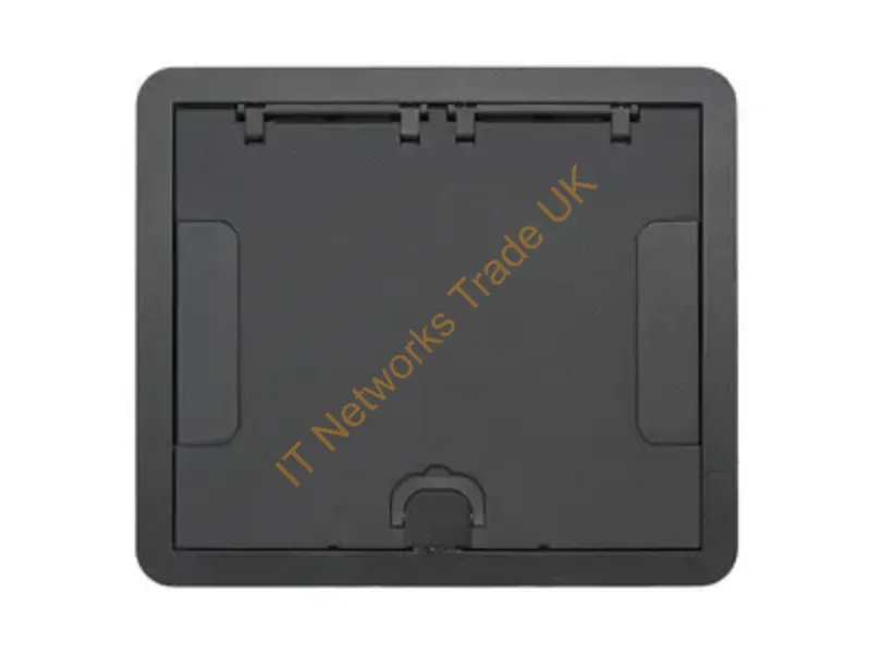 610GCCVRBK - Hubbell Premise Wiring 6/10G Carpet Cvr, Flush, Black Powder