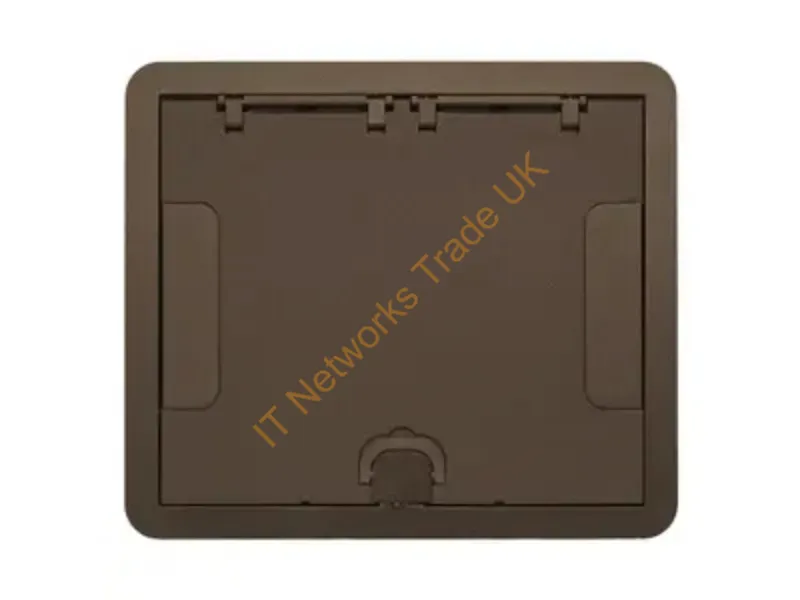 610GCCVRBRZ - Hubbell Premise Wiring 6/10G Carpet Cvr, Flush, Bronze Powder