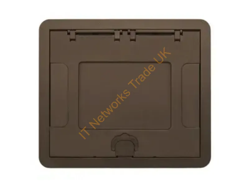 610GCCVRBRZC - Hubbell Premise Wiring 6/10G Carpet Cvr, Insert, Bronze Powder