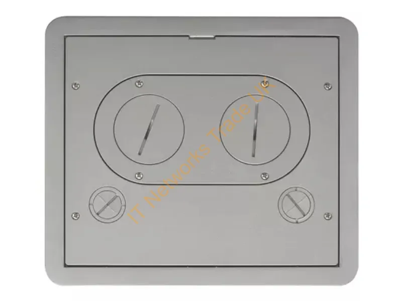 610GCFFCVRNK - Hubbell Premise Wiring 6/10G Surface Ff Cvr, Nickel Pdr Paint