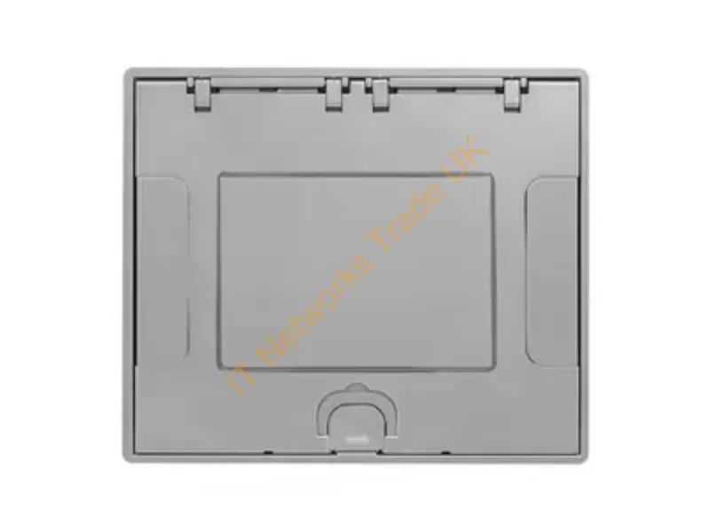 610GTCVRALUC - Hubbell Premise Wiring 6/10G Tile Cvr, Insert, Aluminum Powder