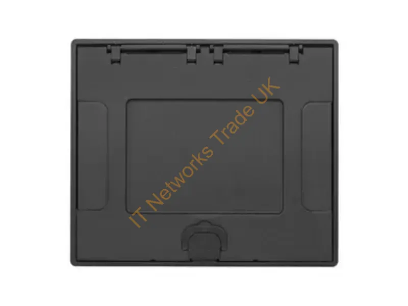 610GTCVRBKC - Hubbell Premise Wiring 6/10G Tile Cvr, Insert, Black Powder