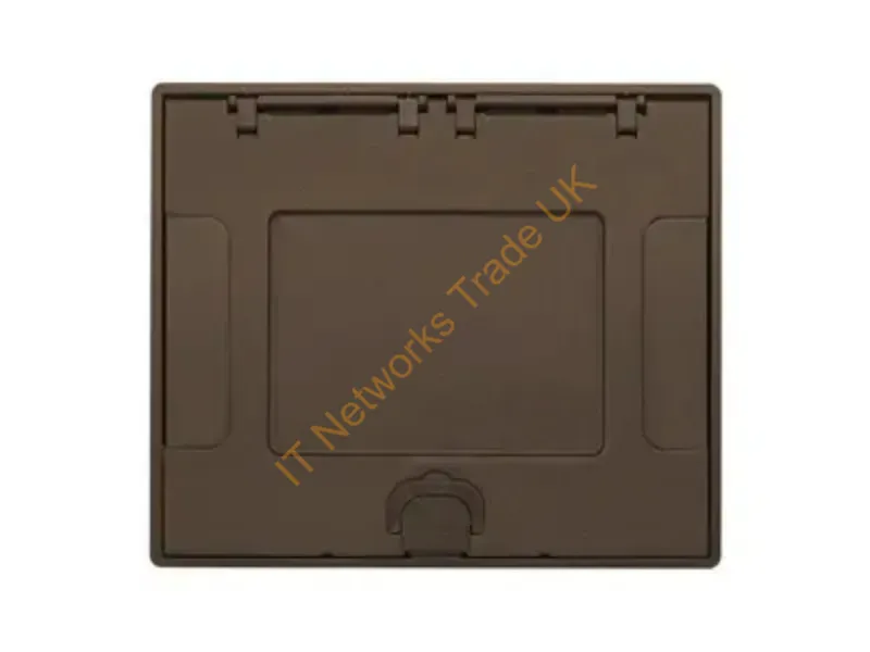610GTCVRBRZC - Hubbell Premise Wiring 6/10G Tile Cvr, Insert, Bronze Powder