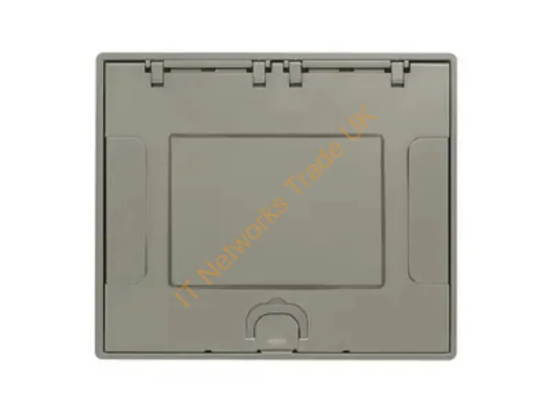 610GTCVRNKC - Hubbell Premise Wiring 6/10G Tile Cvr, Insert, Nickel Powder