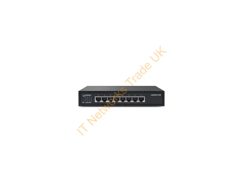 61457 - Lancom Systems GS-1108 Unmanaged network switch L2 Gigabit Ethernet (10/100/1000) Black
