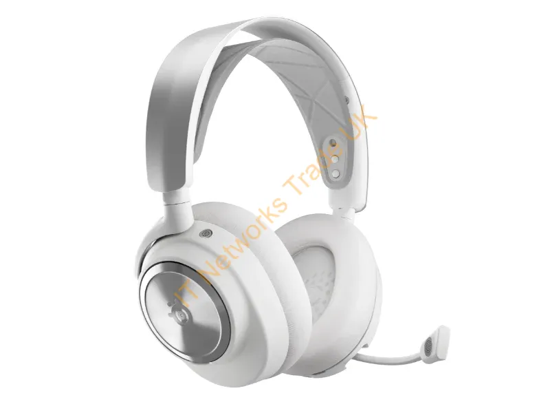 61526 - Steelseries Arctis Nova Pro Wireless Headset Wired & Wireless Head-Band Gaming Bluetooth Silver, White