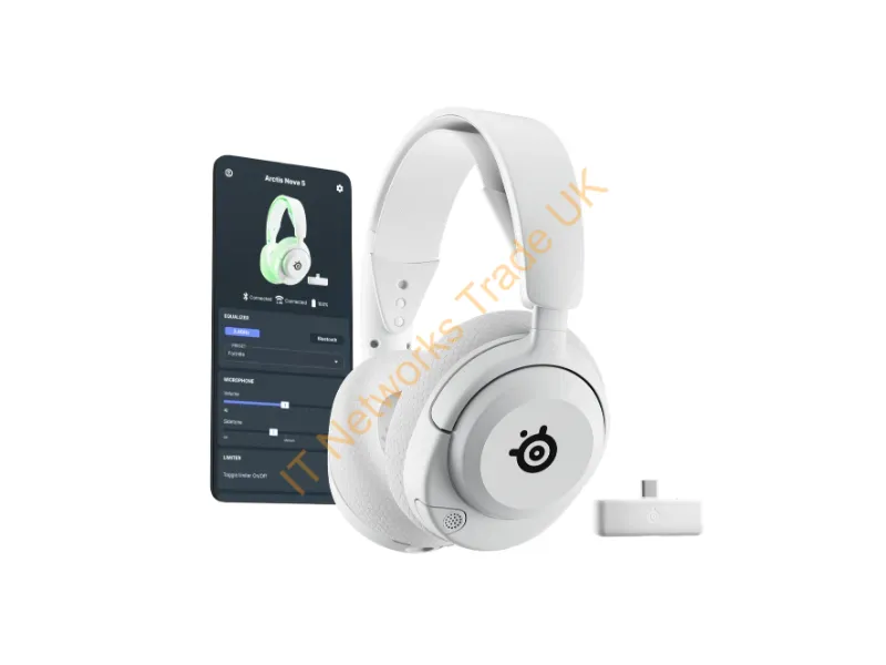 61677 - Steelseries Arctis Nova 5X Wireless Headset Head-Band Gaming Usb Type-C Bluetooth White