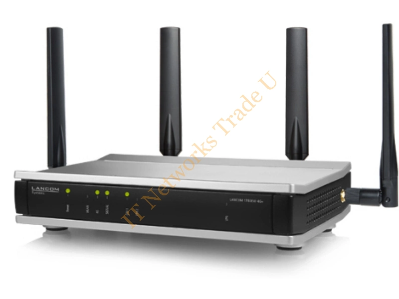 61712 - Lancom Systems 1780EW-4G+ Dual-band (2.4 GHz / 5 GHz) Gigabit Ethernet 4G Black, Grey network wireless router