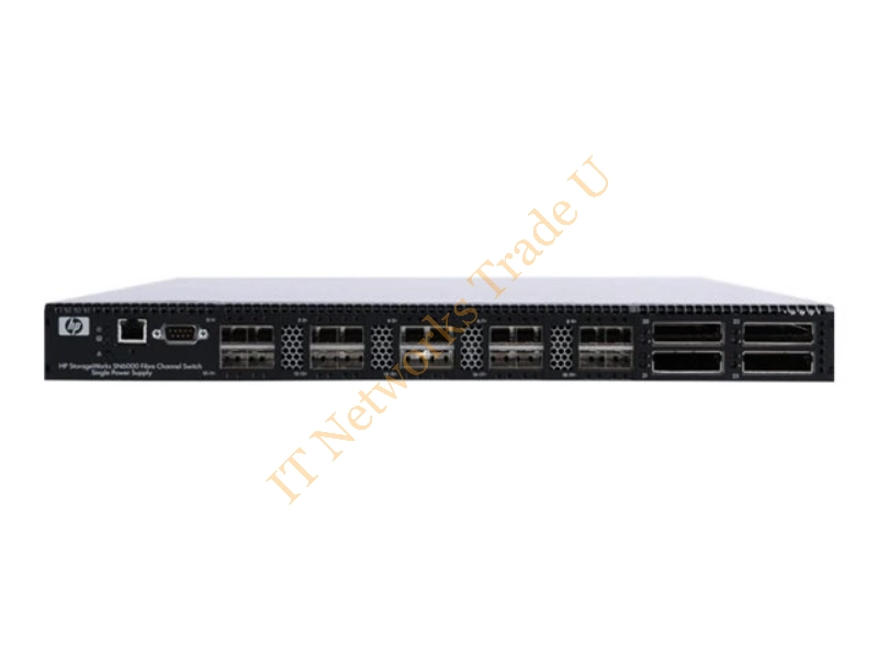 617222-002 HP SN6000 Stackable 8 GB 12-Port Single Power Fibre Channel Network Switch