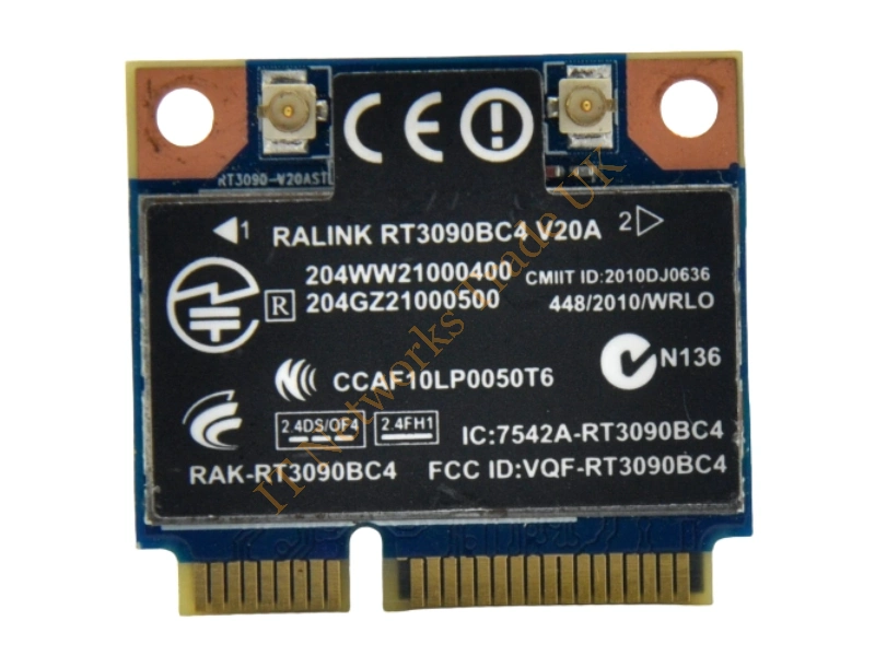 617551-001 HP RT3090BC4 802.11B/G/N WLAN Bluetooth WIFI Mini PCI Express Wireless LAN Card