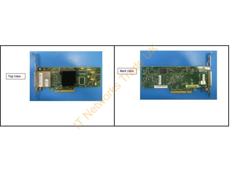 617824-001 HP PCI-Express 6GB Dual Port Serial Attached SCSI / SAS Controller Host Bus Adapter Storage