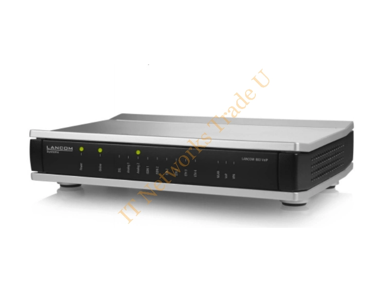 62080 - Lancom Systems 883 VOIP Dual-band (2.4 GHz / 5 GHz) Gigabit Ethernet Black network wireless router