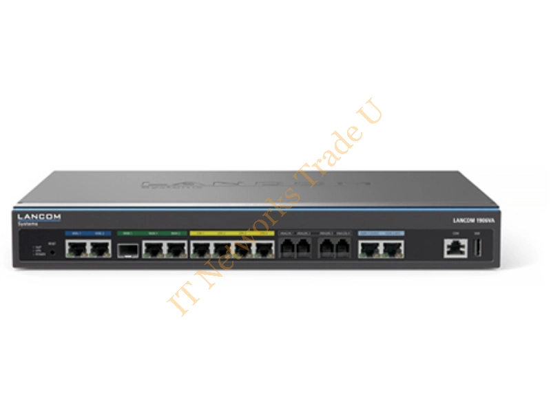 62095 - Lancom Systems 1906VA Ethernet LAN Black wired router
