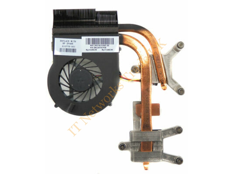 622029-001 HP Cooling Fan with Heat Sink for Pavilion Dv6-3000 Fans And Heatsink Combo