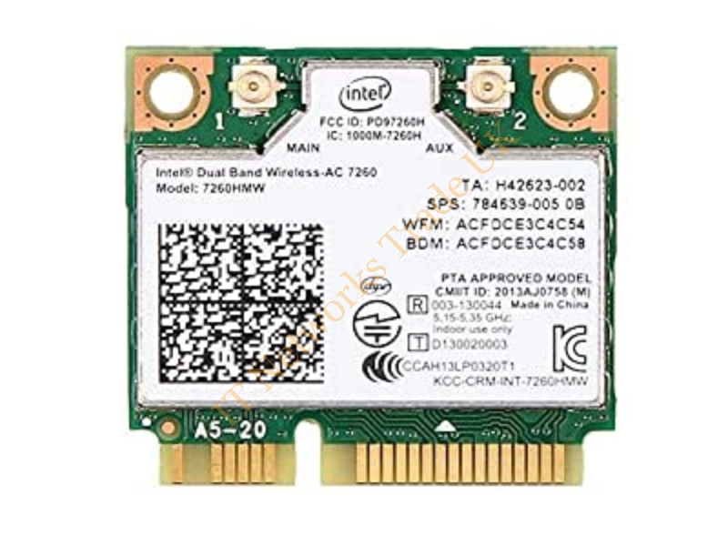 6235AN.HMWWB Intel IEEE 802.11n Mini PCI Express 300 Mbps Bluetooth 4.0 Wi-Fi/Bluetooth Combo Adapter