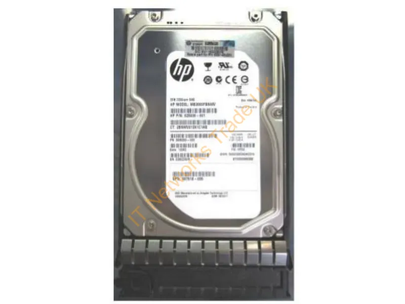 625140-001 - Hewlett Packard Enterprise 3TB hot-plug dual-port SAS hard disk drive 3000GB SAS internal hard drive