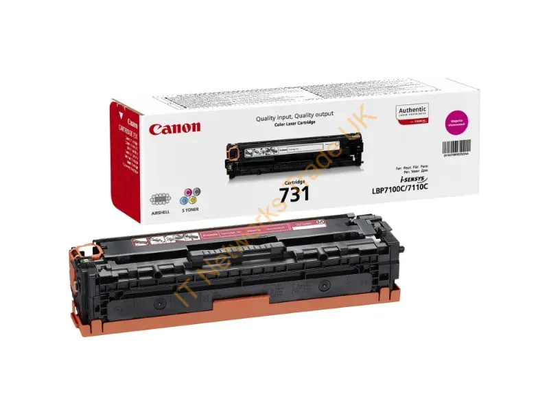6270B002 - Canon 6270B002/731M Toner cartridge magenta, 1.5K pages ISO/IEC 19798 for Canon LBP-7110/MF 620
