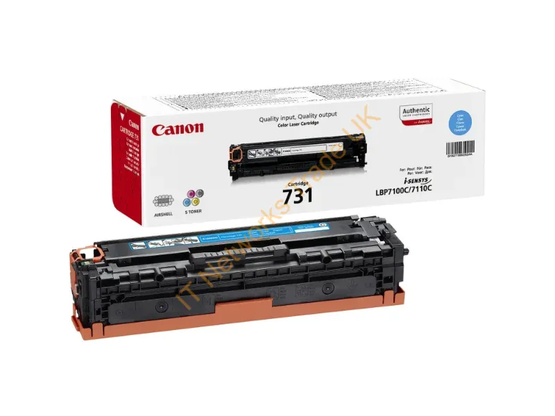 6271B002 - Canon 6271B002/731C Toner cartridge cyan, 1.5K pages ISO/IEC 19798 for Canon LBP-7110/MF 620