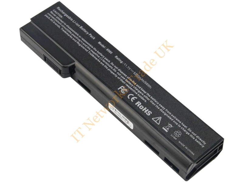 628666-001 HP 6-Cell 5200mAh Li-ion Battery for EliteBook 8460p / 8460w / ProBook 6360b / 6460b Laptop Battery