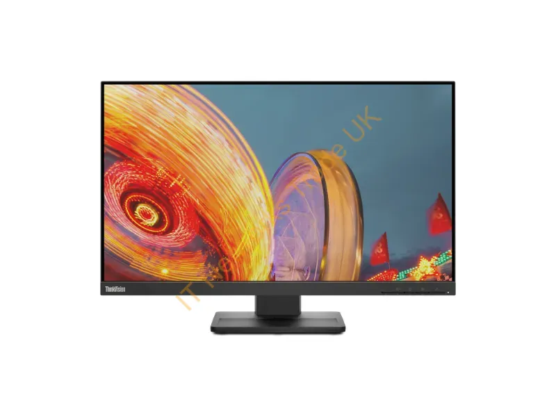 62CFGAR1US - Lenovo Thinkvision E24Q-20 Led Display 23.8" 2560 X 1440 Pixels Quad Hd Black